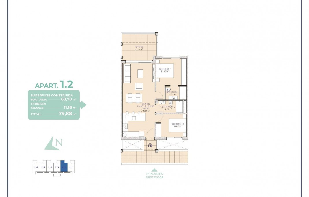 New Build - Apartment - Los Alcazares - Serena Golf