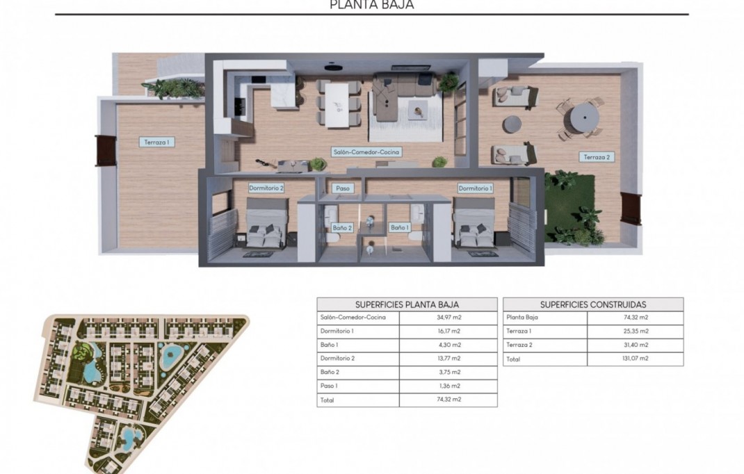 Nueva construcción  - Bungalow - Torrevieja - Los balcones