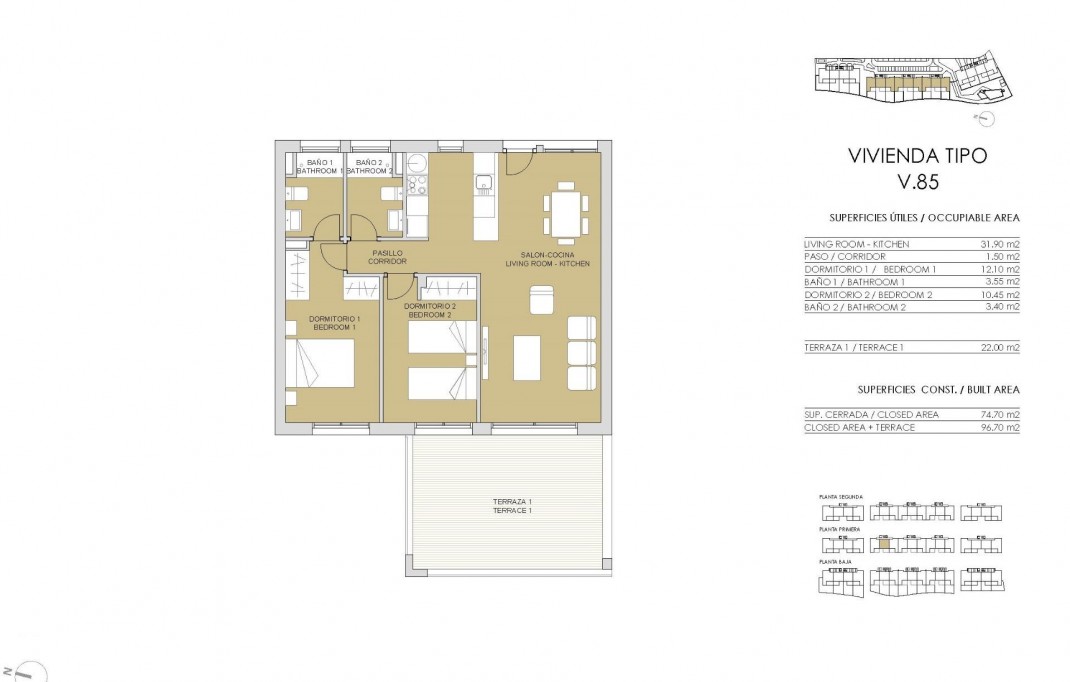 Nieuwbouw - Apartment - Pilar de la Horadada - Lo Romero Golf