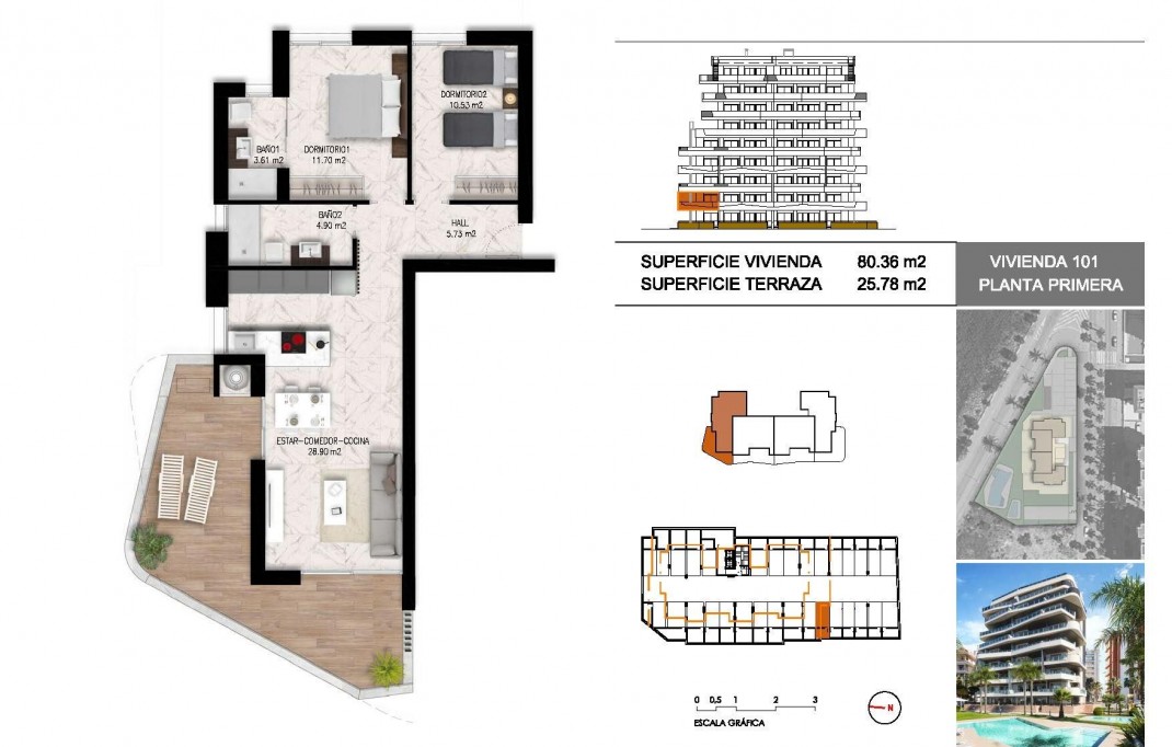 New Build - Apartment - Guardamar del Segura - PUERTO