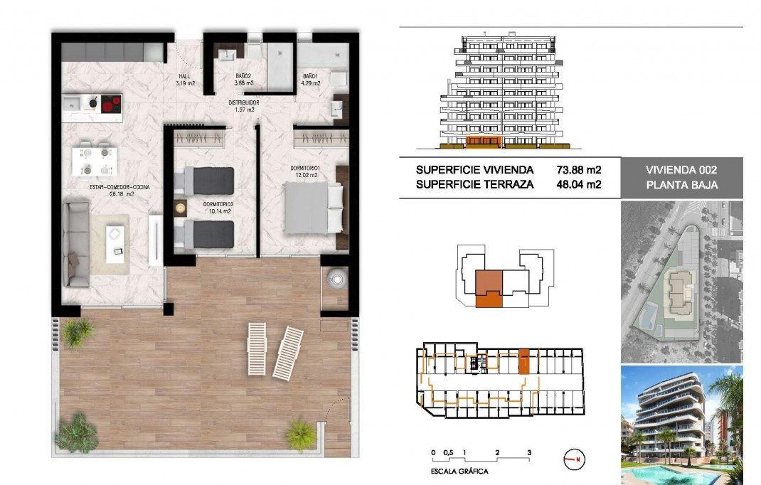 Nieuwbouw - Apartment - Guardamar del Segura - PUERTO