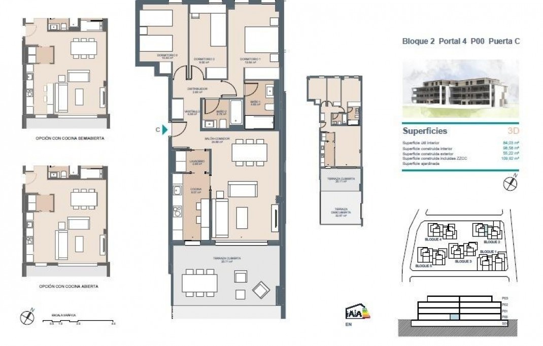 Nieuwbouw - Apartment - Godella - Urb. Campolivar