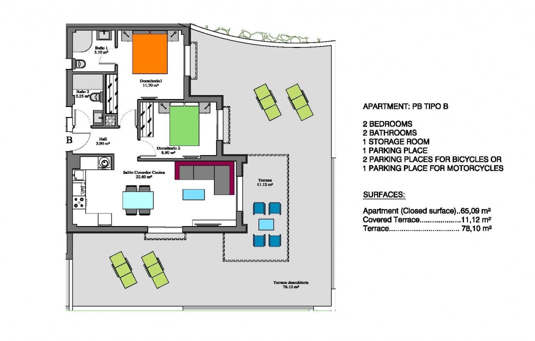 Nueva construcción  - Apartment - Orihuela Costa - Las Filipinas