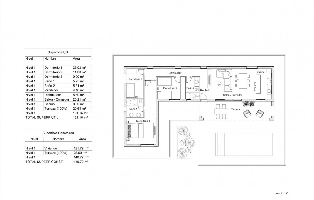 New Build - Villa - Pinoso - Lel