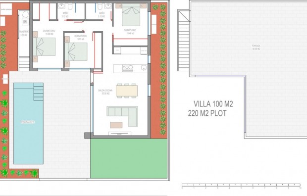 New Build - Villa - Santiago de la ribera - Dos mares