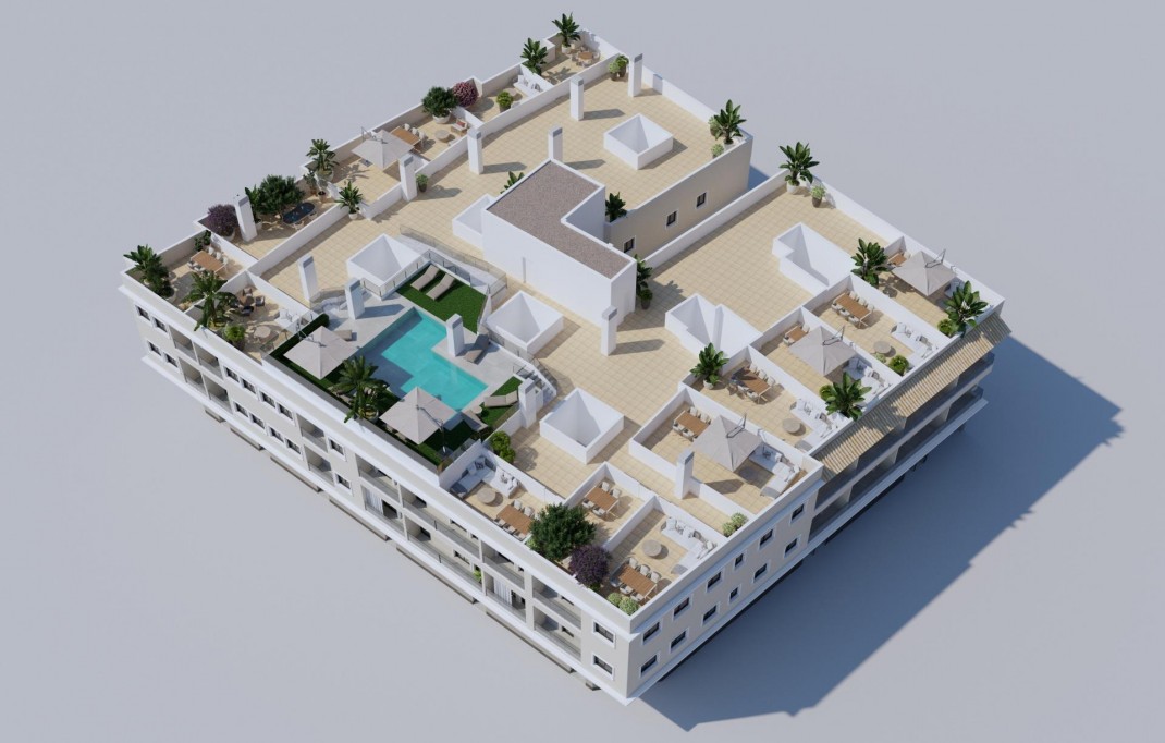 New Build - Penthouse - Algorfa - Pueblo