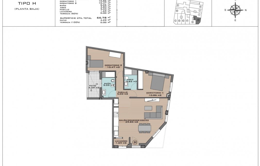 New Build - Apartment - Algorfa - Pueblo