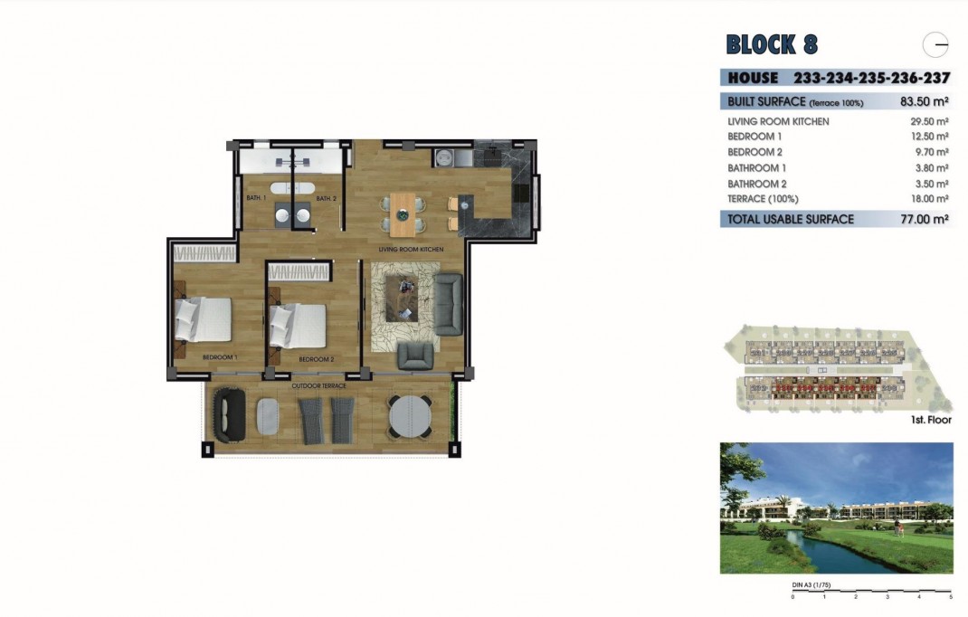 New Build - Apartment - Los Alcazares - Serena Golf