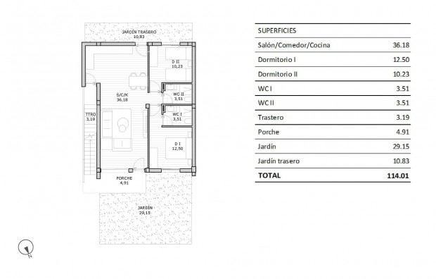 Nueva construcción  - Bungalow - San Miguel de Salinas - Pueblo