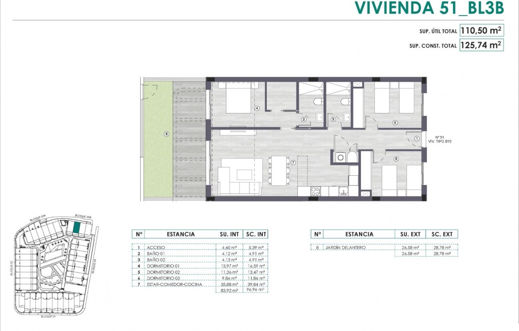 Nueva construcción  - Apartment - Monforte del Cid - Alenda Golf