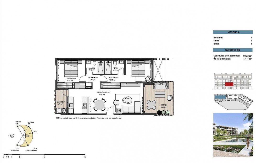 Nieuwbouw - Apartment - Torre Pacheco - Santa Rosalia Lake And Life Resort