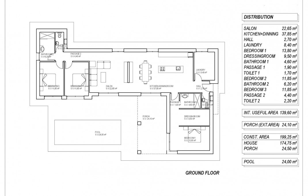 Nueva construcción  - Villa - Pinoso - Campo