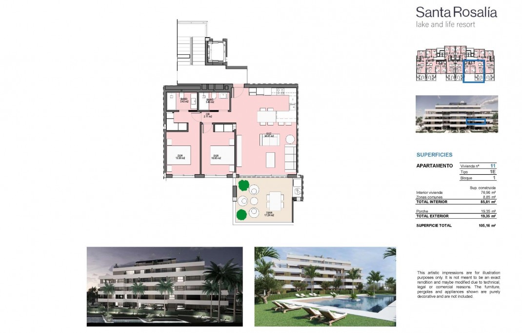 Nueva construcción  - Apartment - Torre Pacheco - Santa Rosalia Lake And Life Resort