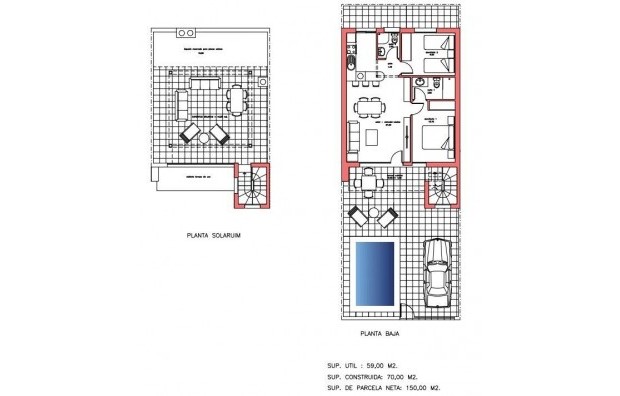 Nieuwbouw - Town House - Fuente Álamo - La Pinilla