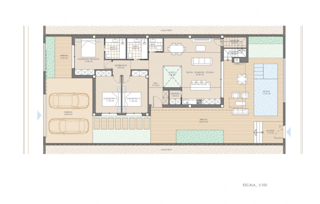 Nueva construcción  - Villa - San Juan de los Terreros - Las Mimosas