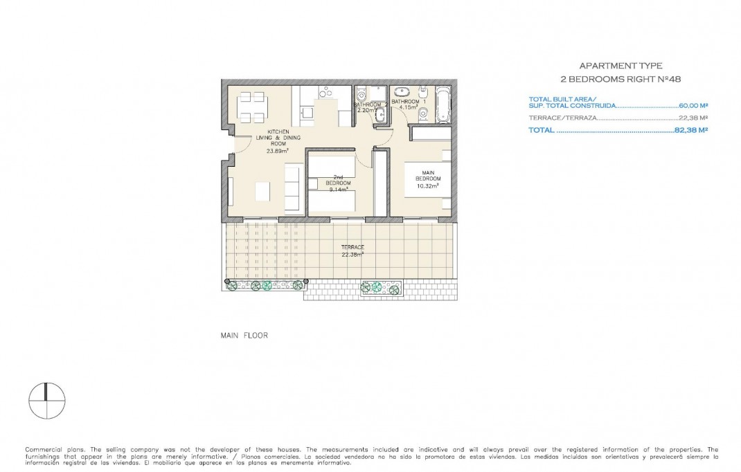 Nieuwbouw - Apartment - Águilas - Collados