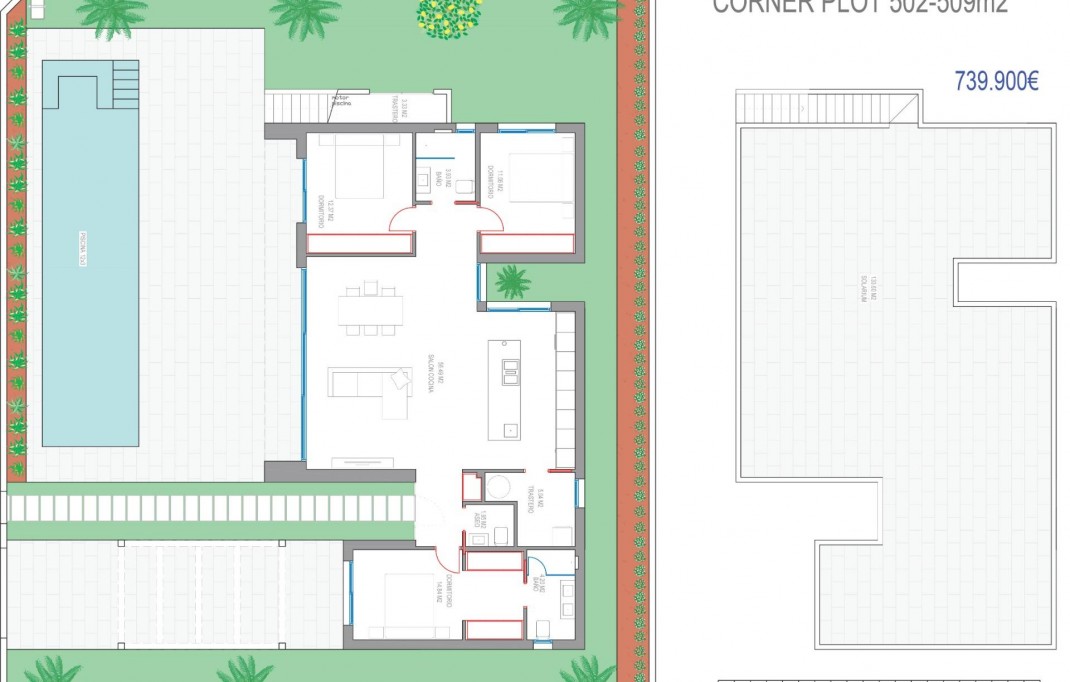 Nueva construcción  - Villa - Los Alcazares - Serena Golf