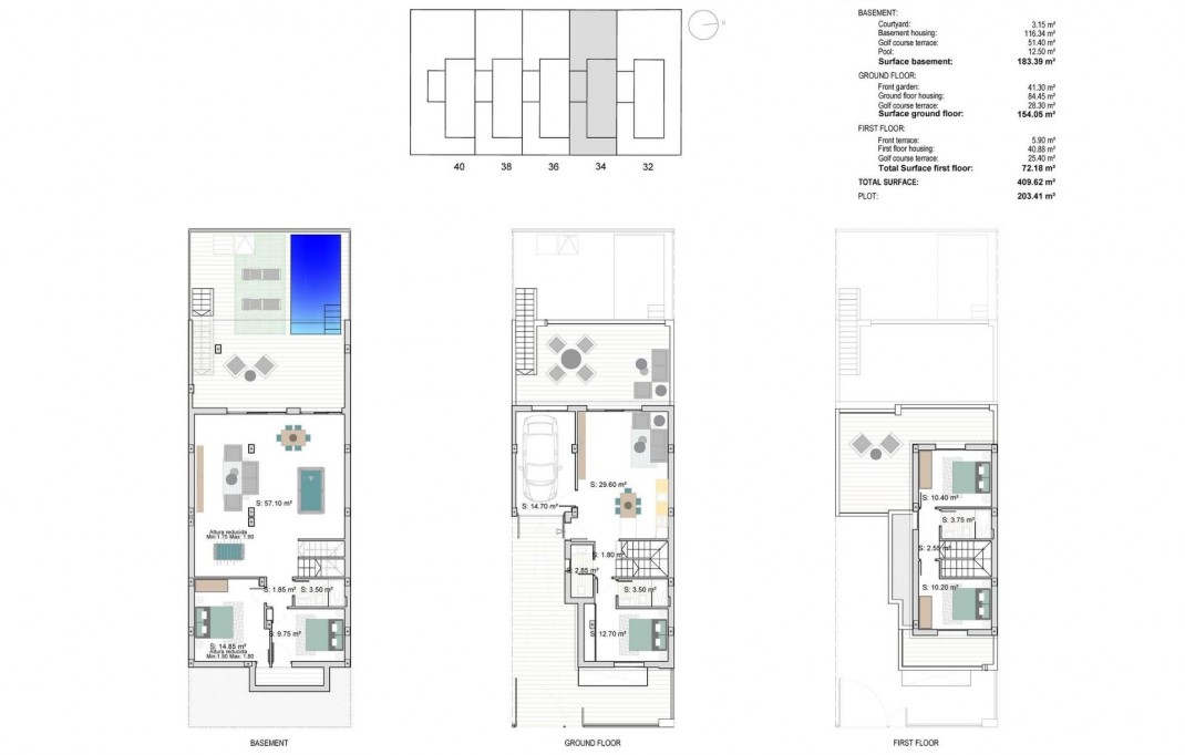 Nueva construcción  - Town House - Los Alcazares - Serena Golf