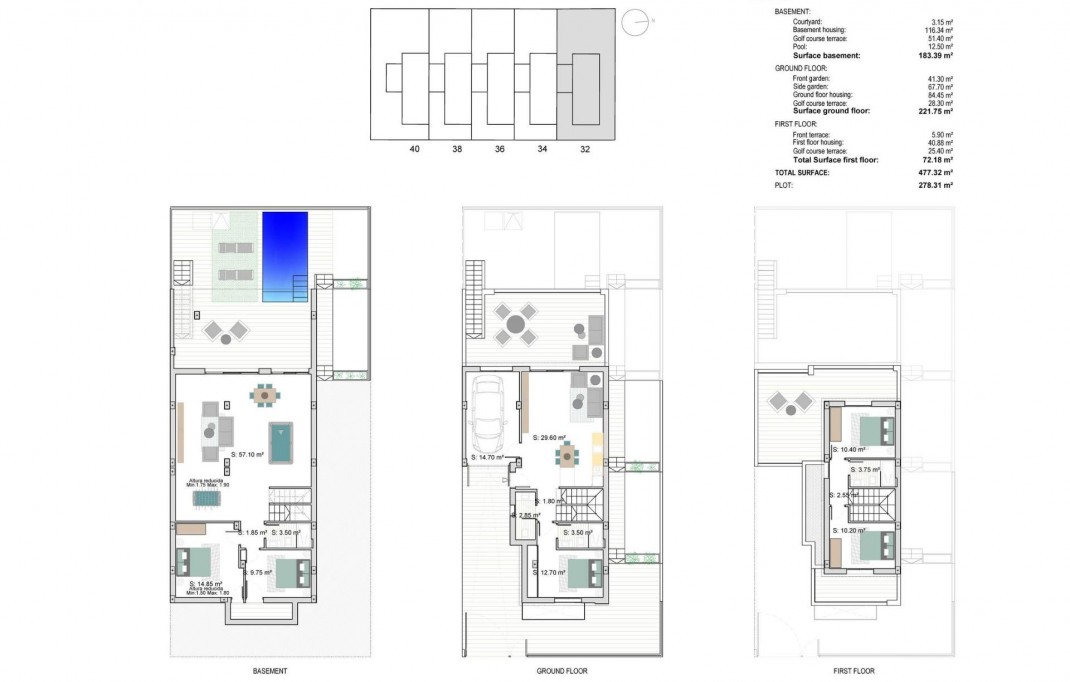 Nueva construcción  - Villa - Los Alcazares - Serena Golf