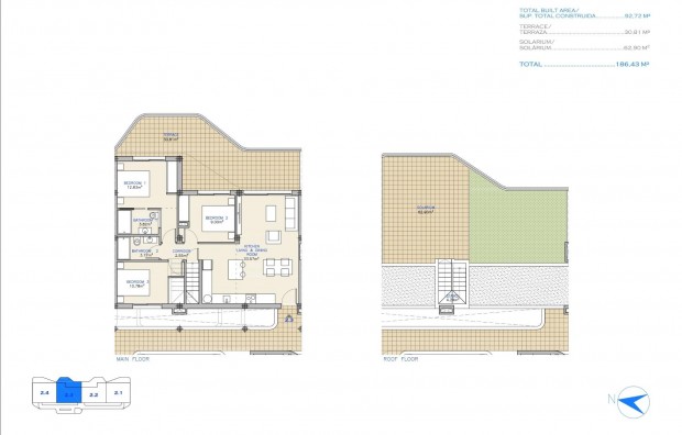 Nueva construcción  - Ático - Los Alcazares - Serena Golf