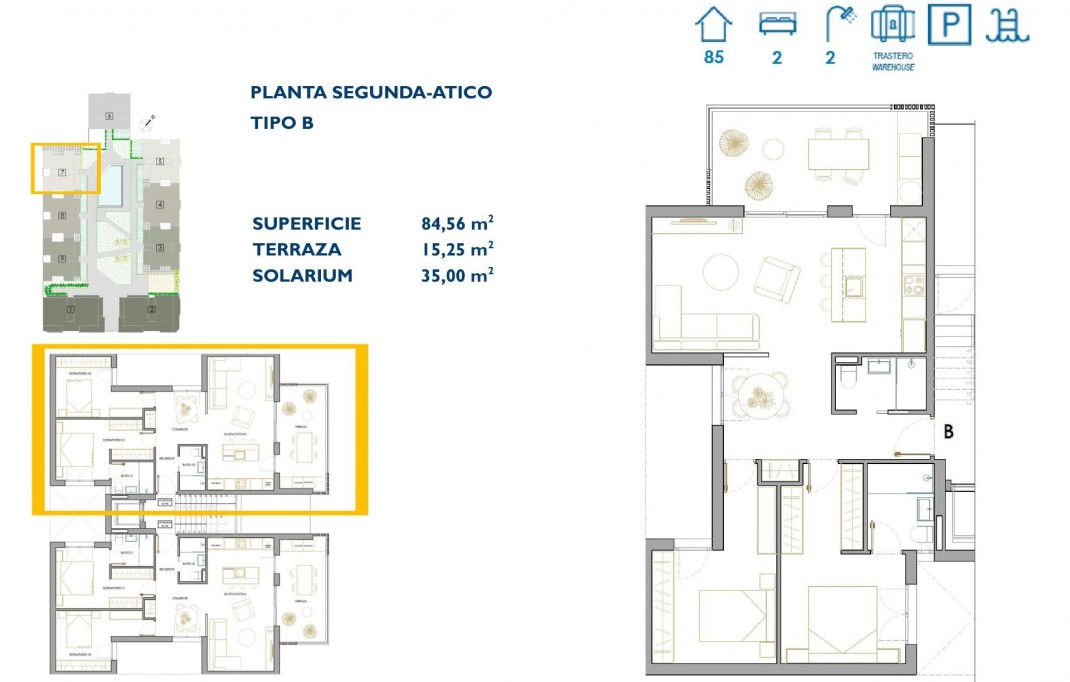 Nieuwbouw - Penthouse - San Pedro del Pinatar - Pueblo