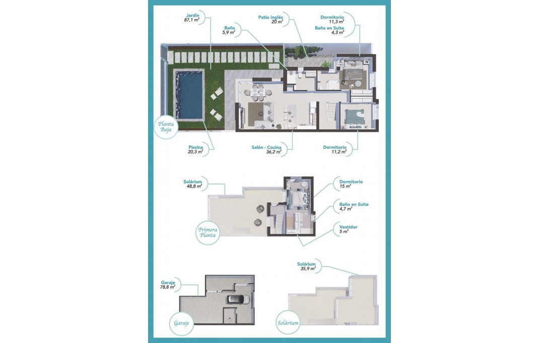 Nueva construcción  - Villa - Los Alcazares - Serena Golf