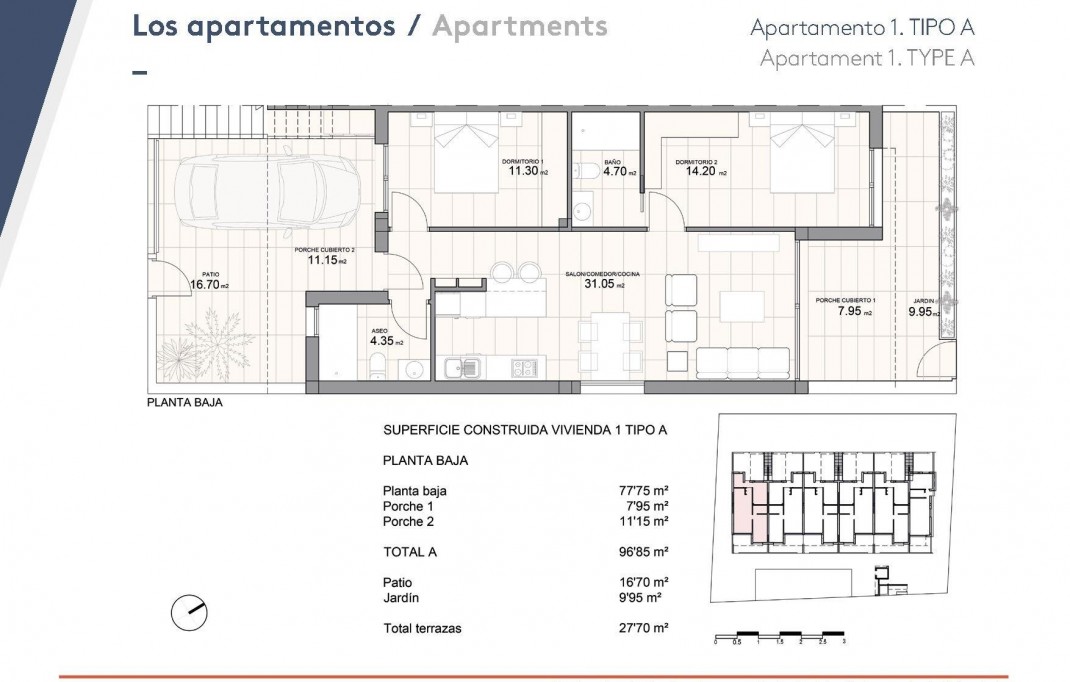 Nieuwbouw - Bungalow - Pilar de la Horadada - Zona Pueblo