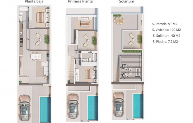 Nieuwbouw - Town House - San Pedro del Pinatar - Pueblo