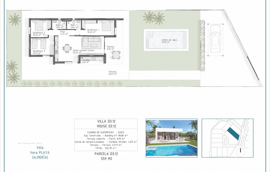 New Build - Villa - Vera - Pueblo Salinas