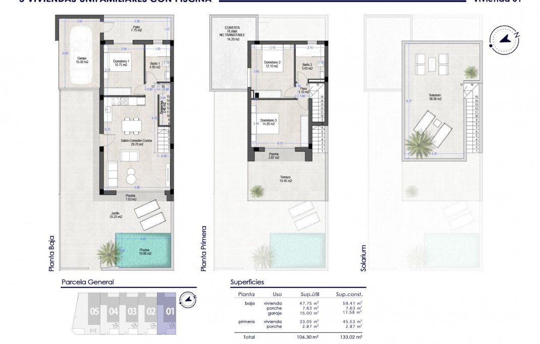New Build - Villa - San Pedro del Pinatar - Polideportivo