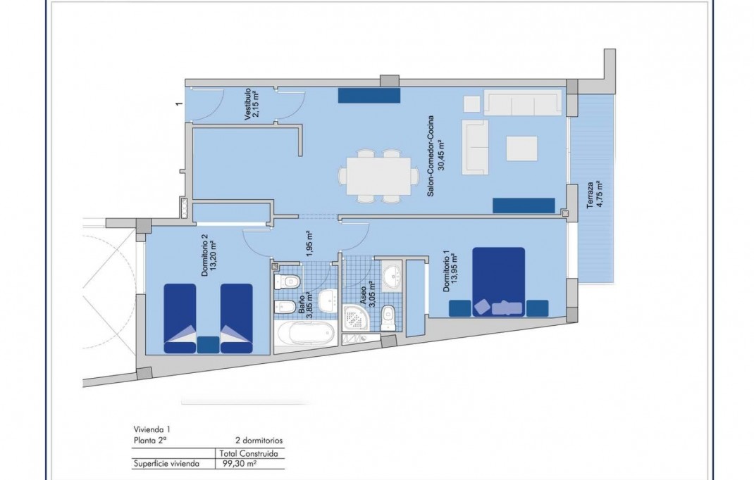 Nieuwbouw - Apartment - San Miguel de Salinas
