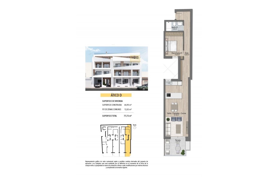 Nieuwbouw - Penthouse - Torrevieja - Playa de El Cura
