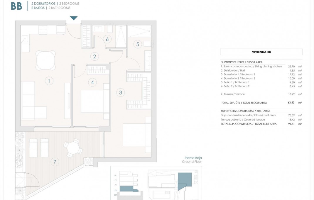Nieuwbouw - Apartment - Benijofar - Pueblo