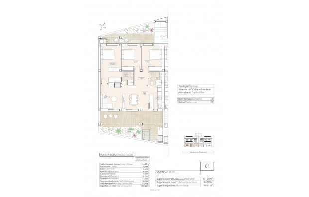 Nieuwbouw - Bungalow - Hondón de las Nieves - Canalosa