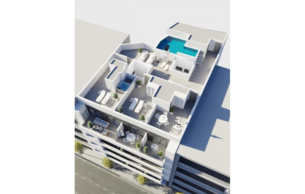 Nieuwbouw - Penthouse - Torrevieja - Centro