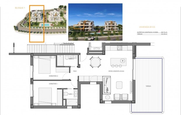 Nieuwbouw - Apartment - Fuente Álamo - Hacienda del Alamo