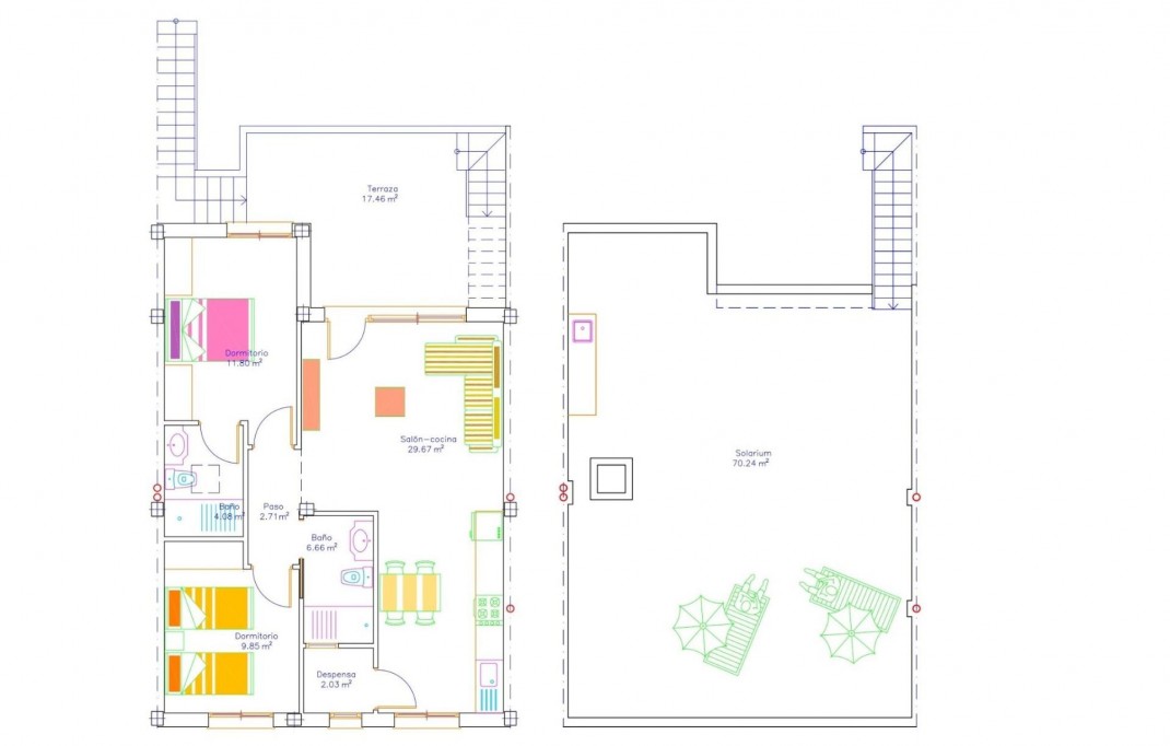 Nieuwbouw - Bungalow - San Javier - pueblo