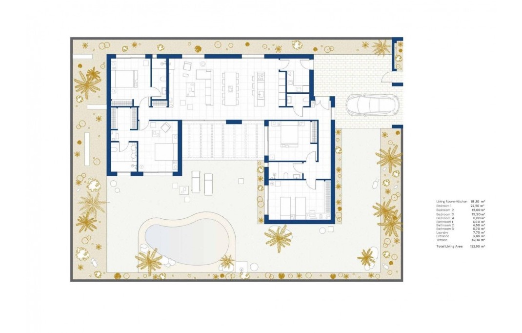 Nieuwbouw - Villa - BAÑOS Y MENDIGO - Altaona Golf