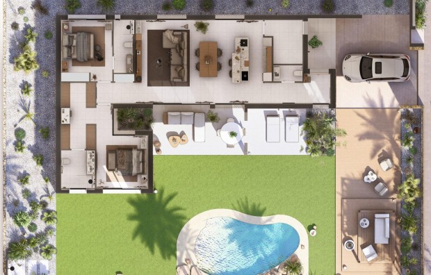 Nieuwbouw - Villa - BAÑOS Y MENDIGO - Altaona Golf