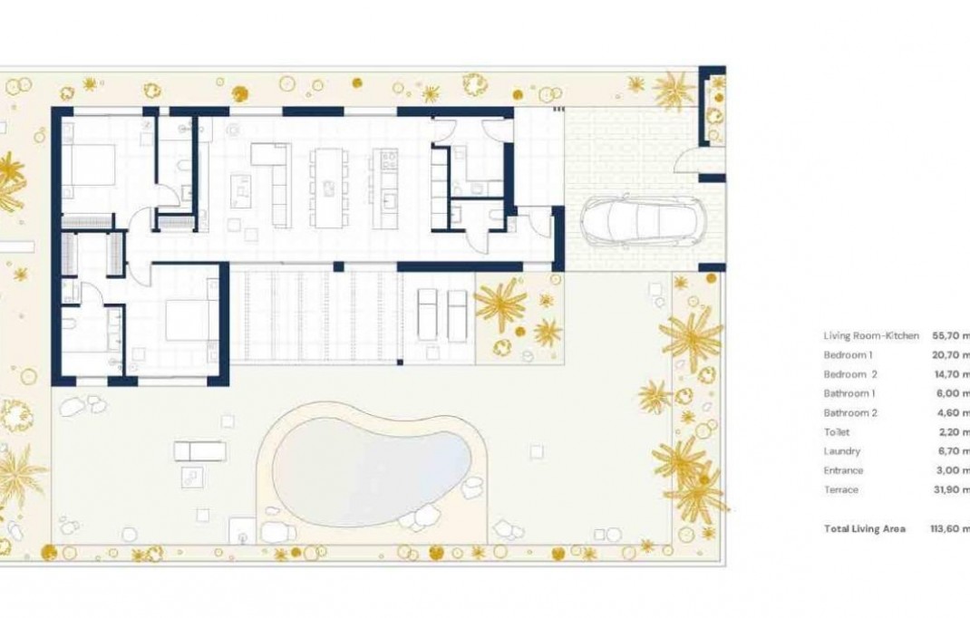 Nieuwbouw - Villa - BAÑOS Y MENDIGO - Altaona Golf