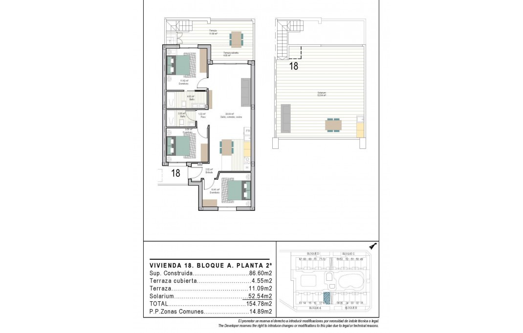 Nieuwbouw - Penthouse - Torre Pacheco - San Cayetano