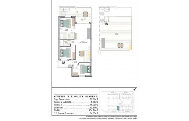 Nieuwbouw - Penthouse - Torre Pacheco - San Cayetano