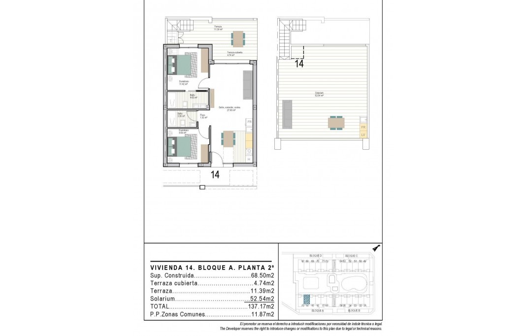 Nieuwbouw - Penthouse - Torre Pacheco - San Cayetano