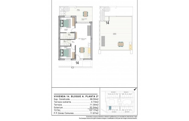 Nieuwbouw - Penthouse - Torre Pacheco - San Cayetano