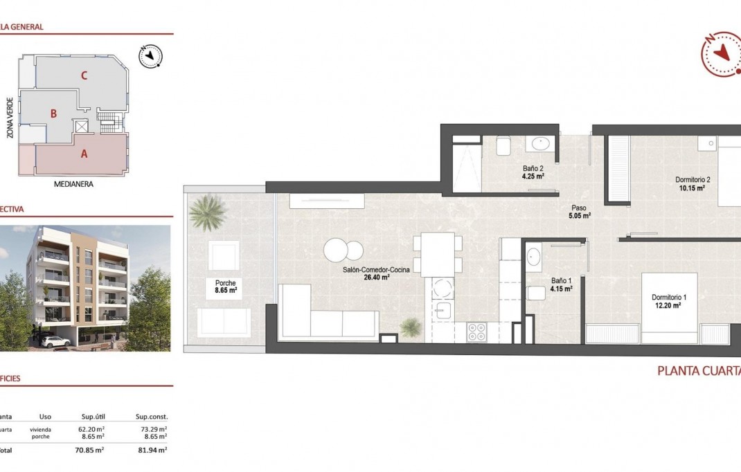 Nieuwbouw - Penthouse - San Pedro del Pinatar - Lo Pagán