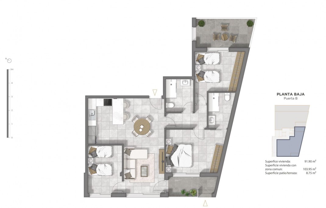 Nieuwbouw - Apartment - Guardamar del Segura - Pueblo