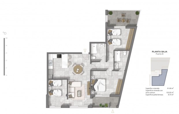 Nieuwbouw - Apartment - Guardamar del Segura - Pueblo