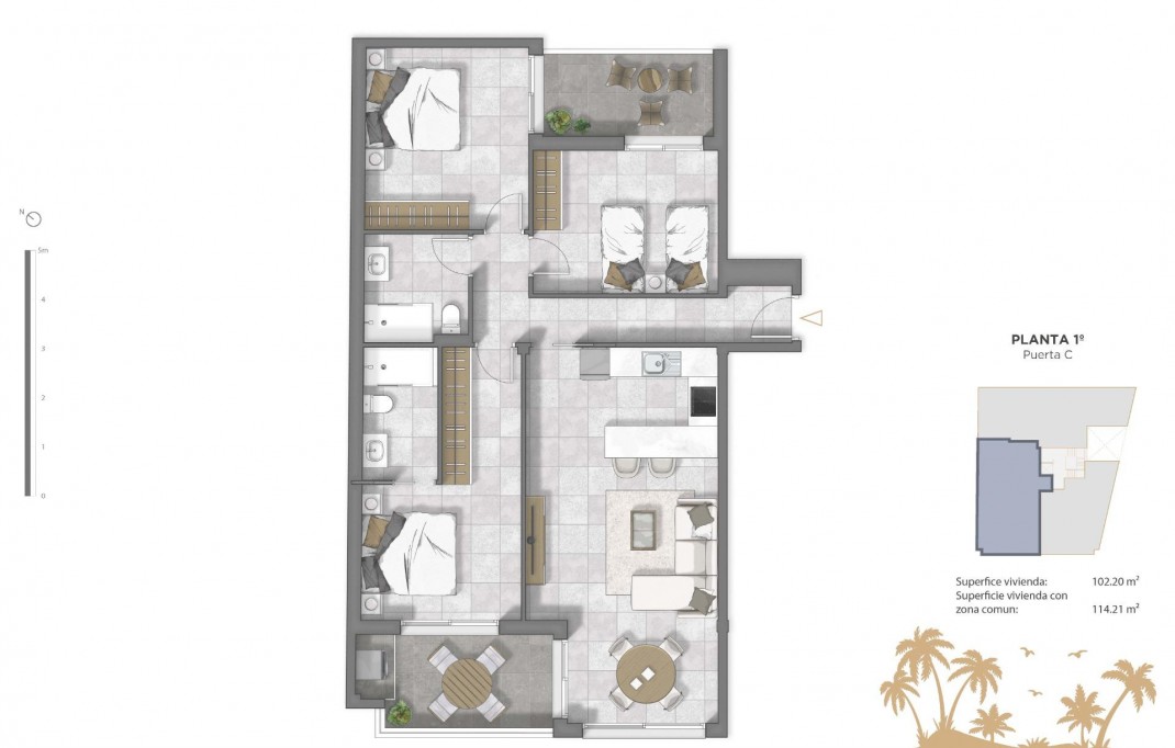 Nieuwbouw - Apartment - Guardamar del Segura - Pueblo
