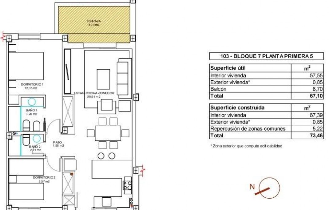 Nieuwbouw - Apartment - Vera - El Playazo