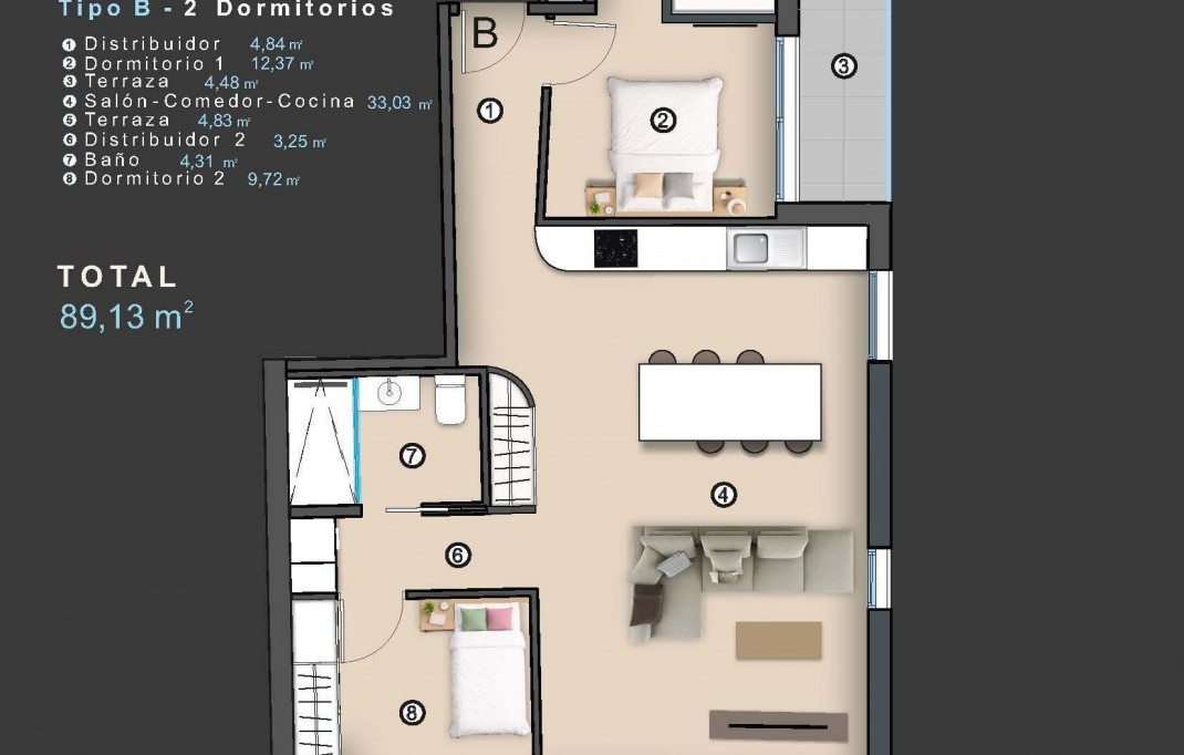 Nieuwbouw - Apartment - Torrevieja - Centro